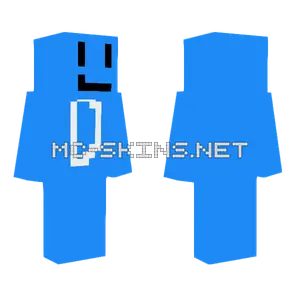 Blue Man Minecraft skin