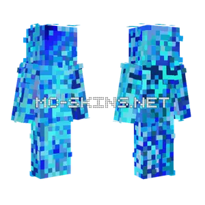 Blue Mess Minecraft skin