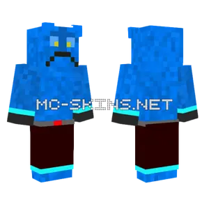 Blue Monster Skin Minecraft skin