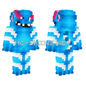 Blue Monster Skin Minecraft skin