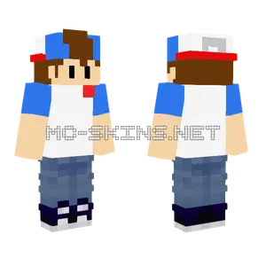 Blue Overalls Boy Minecraft skin