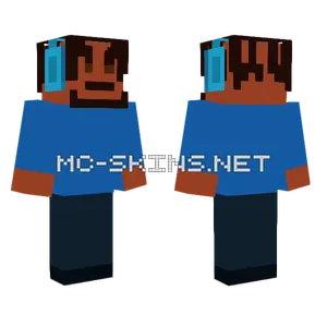 Blue Overalls Character