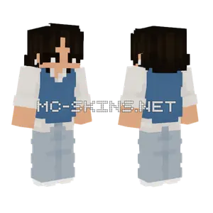 Blue Overalls Outfit