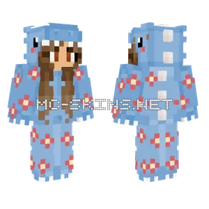 Blue Pajama Girl Minecraft skin