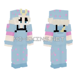 Blue Pajamas Girl Minecraft skin