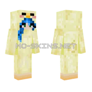 Blue Penguin Boy Minecraft skin