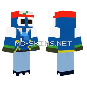 Blue Pokemon Minecraft skin