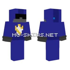 Blue Police Uniform Minecraft skin