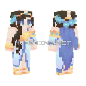 Blue Queens Minecraft skin