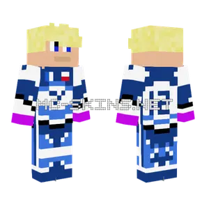 Blue Racing Suit