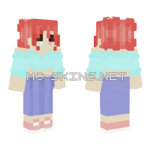 Blue Raspberry Minecraft skin