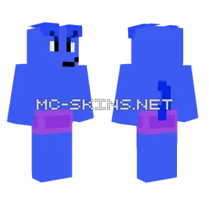 Blue Riggy Minecraft skin