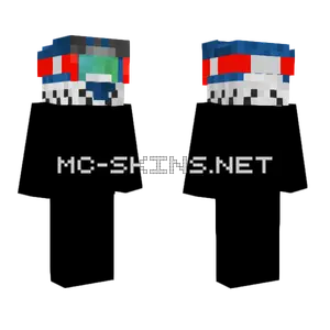 Blue Robot Guard Minecraft skin