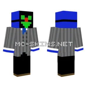 Blue Robot Suit
