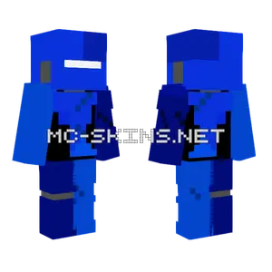 Blue Robot Warrior