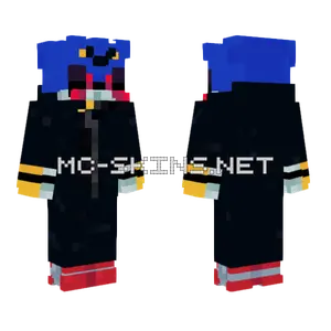 Blue Robotic Character