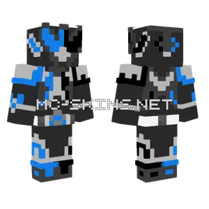 Blue Savior Minecraft skin