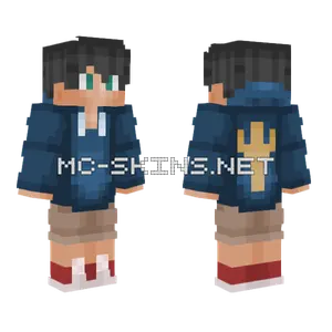 Blue School Uniform Minecraft skin