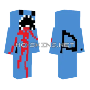 Blue Shark Monster Minecraft skin
