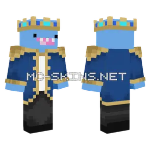 Blue Sharky Minecraft skin