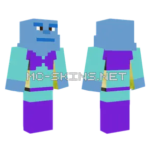 Blue Shrek Minecraft skin