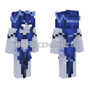 Blue Siren Minecraft skin