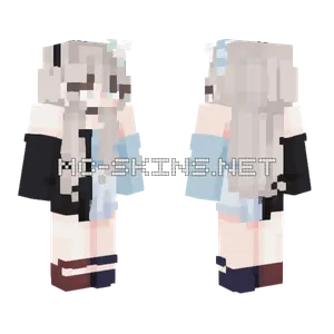 Blue Skies Collab Minecraft skin
