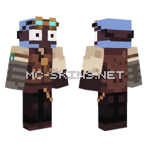 Blue Sky Character Minecraft skin