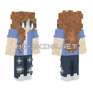 Blue Skys Minecraft skin