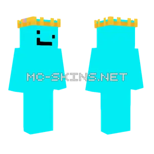 Blue Slime Blob Minecraft skin