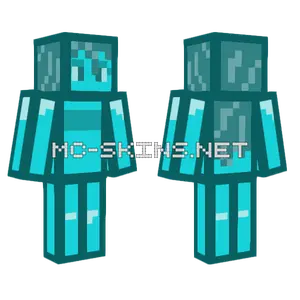 Blue Slime Girl Minecraft skin