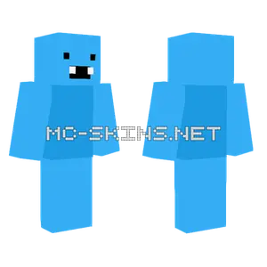 Blue Slime Monster Minecraft skin
