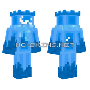 Blue Slime Monster Minecraft skin