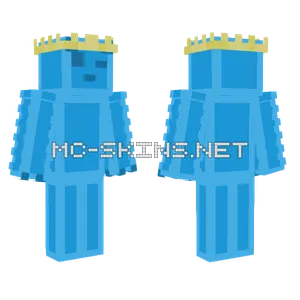 Blue Slimee Minecraft skin