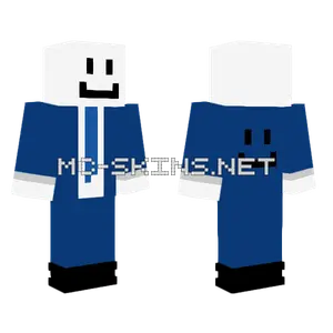 Blue Smiley Suit