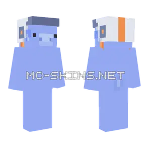 Blue Spaceship Pilot