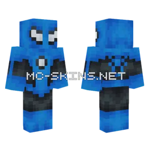 Blue Spider-Man Suit Minecraft skin