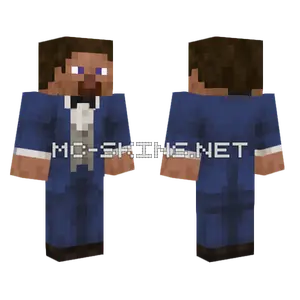 Blue Suit Gentleman