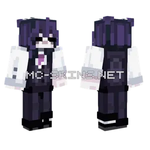 Blue Suit Thing Minecraft skin