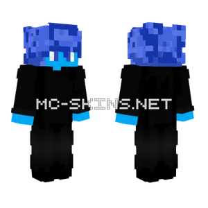 Blue Tech Suit Minecraft skin