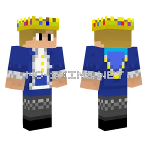 Blue Technoblade Me Minecraft skin