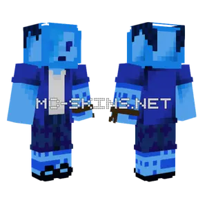 Blue Tidal Wave Minecraft skin