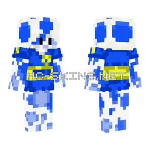 Blue Toad Furry Minecraft skin