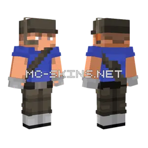 Blue Uniform Character