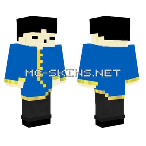 Blue Uniform Outfit