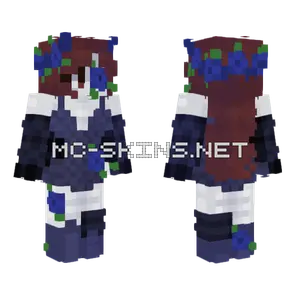 Blue Vamp Remake Minecraft skin