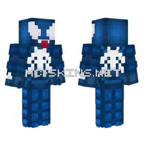 Blue Venom Suit Minecraft skin