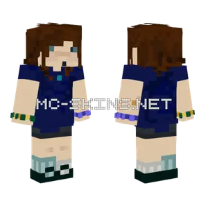 Blue Vest Casual