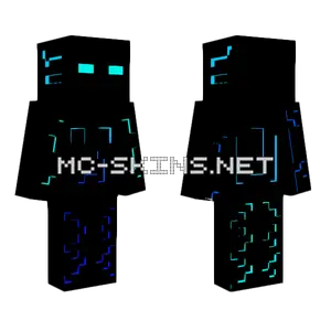 Blue Vibes Minecraft skin
