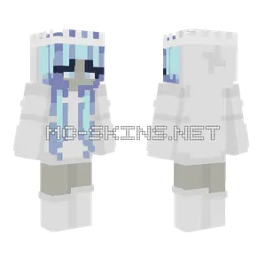 Blue Winter Crown Minecraft skin